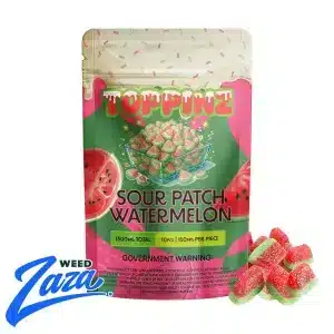 Toppinz Watermelon Patch gummies 1500mg cannabis edible