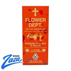 Flower Dept 2.5g Liquid Diamond Disposable Russian Peaches Cream