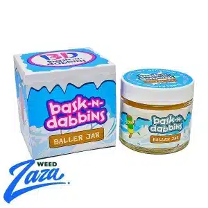 Bask n' Dabbins live resin baller jar cannabis concentrate - 2