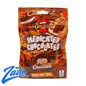 Devour Milk Chocolate medicated chocolates 600mg cannabis edible