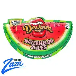Devour Watermelon Slices edibles 750mg cannabis product