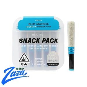 Boutiq Snack Pack (2.5g) - Blue Matcha Infused With Dragon Fruit