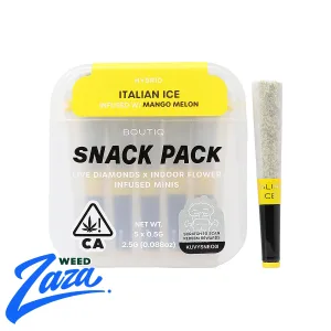 Boutiq Snack Pack (2.5g) - Italian Ice Infused With Mango Melon
