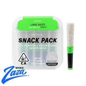 Boutiq Snack Pack (2.5g) - Lime Haze Infused With Pink Z