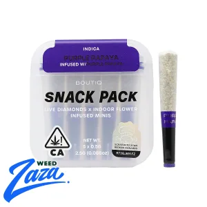 Boutiq Snack Pack (2.5g) - Purple Papaya Infused With Purple Papaya