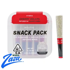 Boutiq Snack Pack (2.5g) - Cherry Gelato Infused With Mango Kush