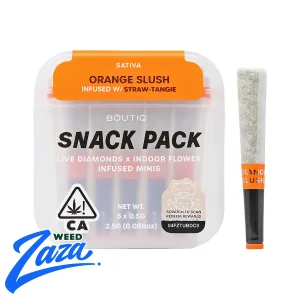 Boutiq Snack Pack (2.5g) - Orange Slush Infused with Strawtangie