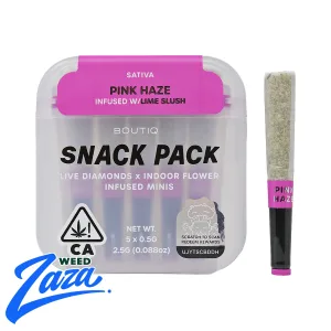 Boutiq Snack Pack (2.5g) - Pink Haze Infused With Lime Slush