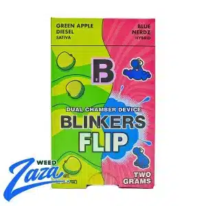 Blinkers Flip Dual Chamber Disposable (2g) - Green Apple Diesel X Blue Nerdz - 1