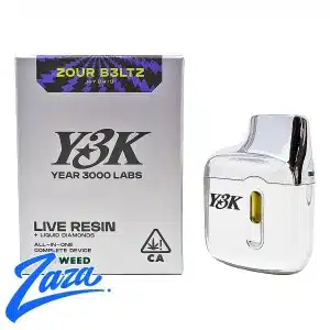 Y3K ZOUR B3LTZ 2g Live Resin Liquid Diamonds AIO